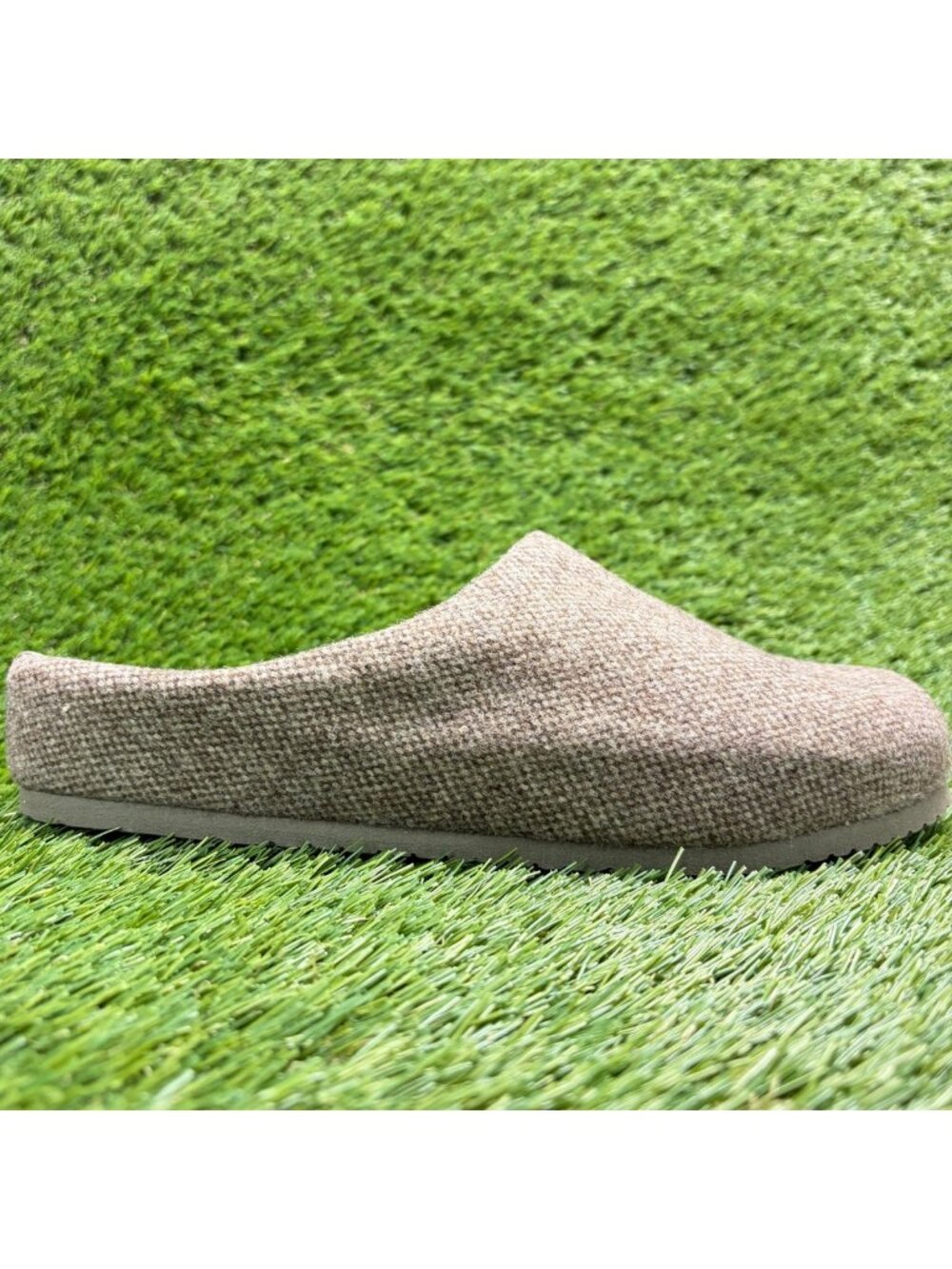 Allbirds Slipper Tweed Mens Size 8 Womens 9.5 Brown Casual Slip On Mule Slippers